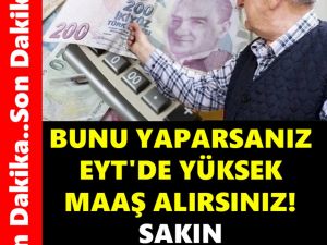 YÜKSEK MAAŞ ALIRSINIZ