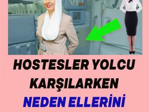 Hostesler Yolcuları Karşılarken