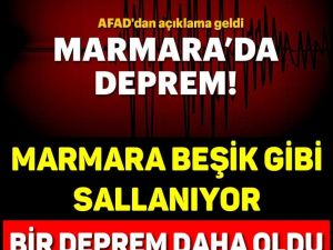 MARMARA BEŞİK GİBİ SALLANIYOR!