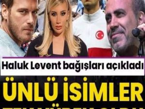 ünlüler ne kadar yardım gönderdi