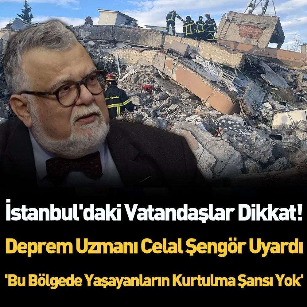 Celal Şengör İstanbul’un riskli ve risksiz bölgelerini açıkladı galerisi resim 1