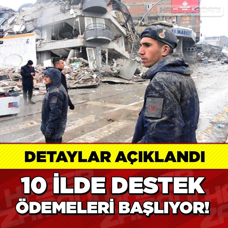 10 ilde destek ödemeleri başlıyor! Detaylar belli oldu galerisi resim 1