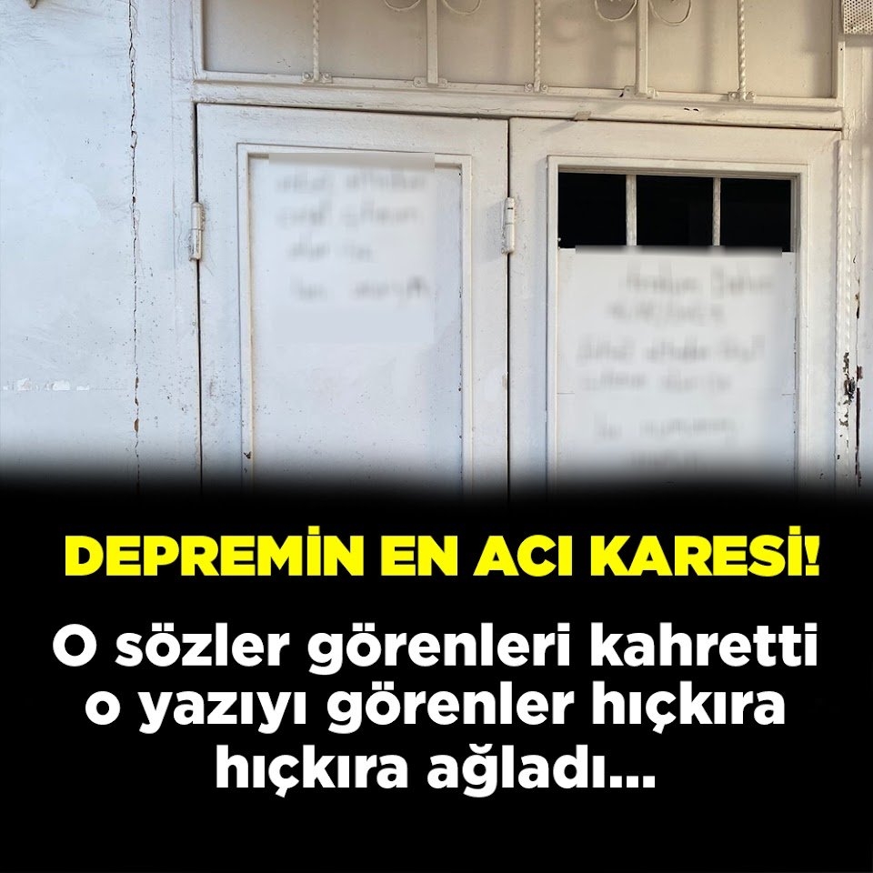 Depremin en acı karesi... galerisi resim 1