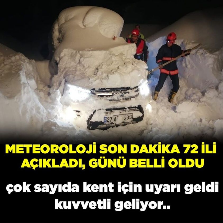 72 ili açıkladı meteoroloji... galerisi resim 1