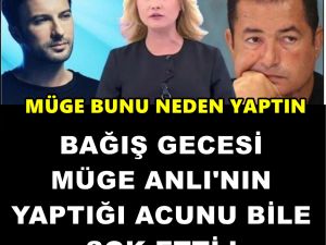 Bağış gecesine çıkışı