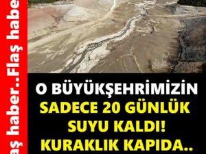 O İlimizde su tükeniyor