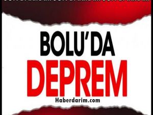 Son dakika haberi Bolu'da 4.8 büyüklüğünde deprem!