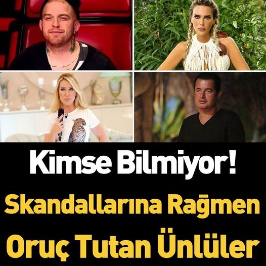 Oruç tutan ünlüler galerisi resim 1