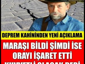 O Bölgeyi İşaret Etti