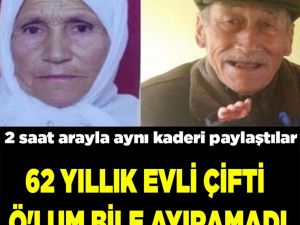 62 YILLIK EVLİİ ÇİFTİ