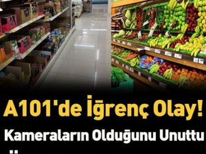 A101'de yaşanan iğrenç olay