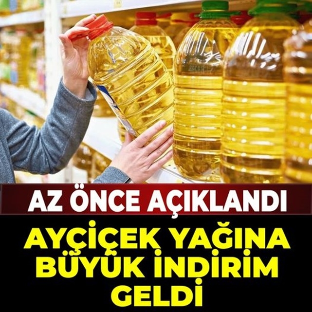 Ayçiçek Yağında Büyük İndirim galerisi resim 1