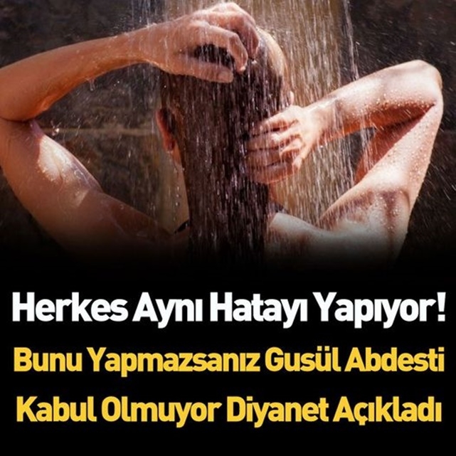 Gusül abdesti sırasında nelere dikkat edilmelidir ve gusül abdesti hangi galerisi resim 1