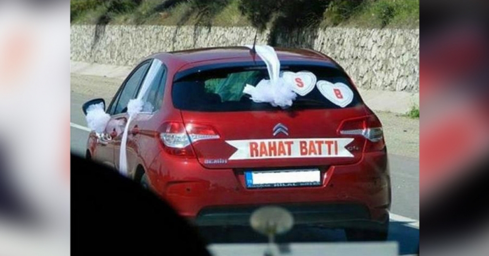 Gelin Arabasındaki İlginç Yazıyı Görenler Dönüp Tekrar Baktı galerisi resim 15