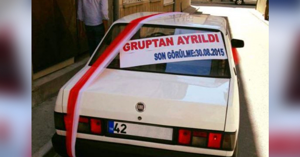 Gelin Arabasındaki İlginç Yazıyı Görenler Dönüp Tekrar Baktı galerisi resim 26
