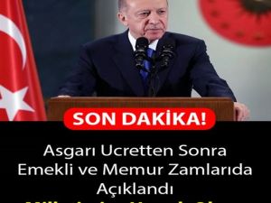 Emekli ve Memur Zamları Açıklandı.