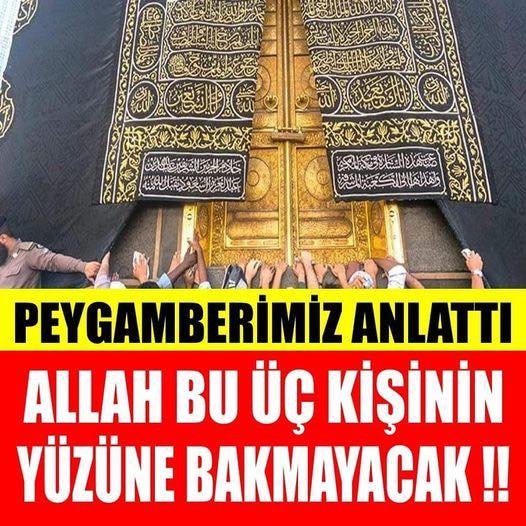 Allah bu Üç kişinin yüzüne bakmayacak.. galerisi resim 1
