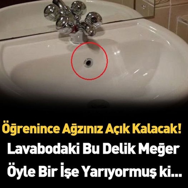 Lavabodaki küçük delik galerisi resim 1