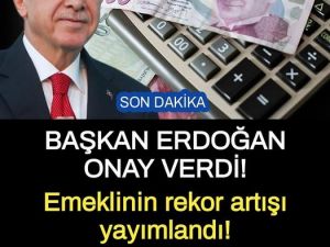 Başkan Erdoğan Onay Verdi