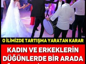 Düğünlerde O Karar Alındı..