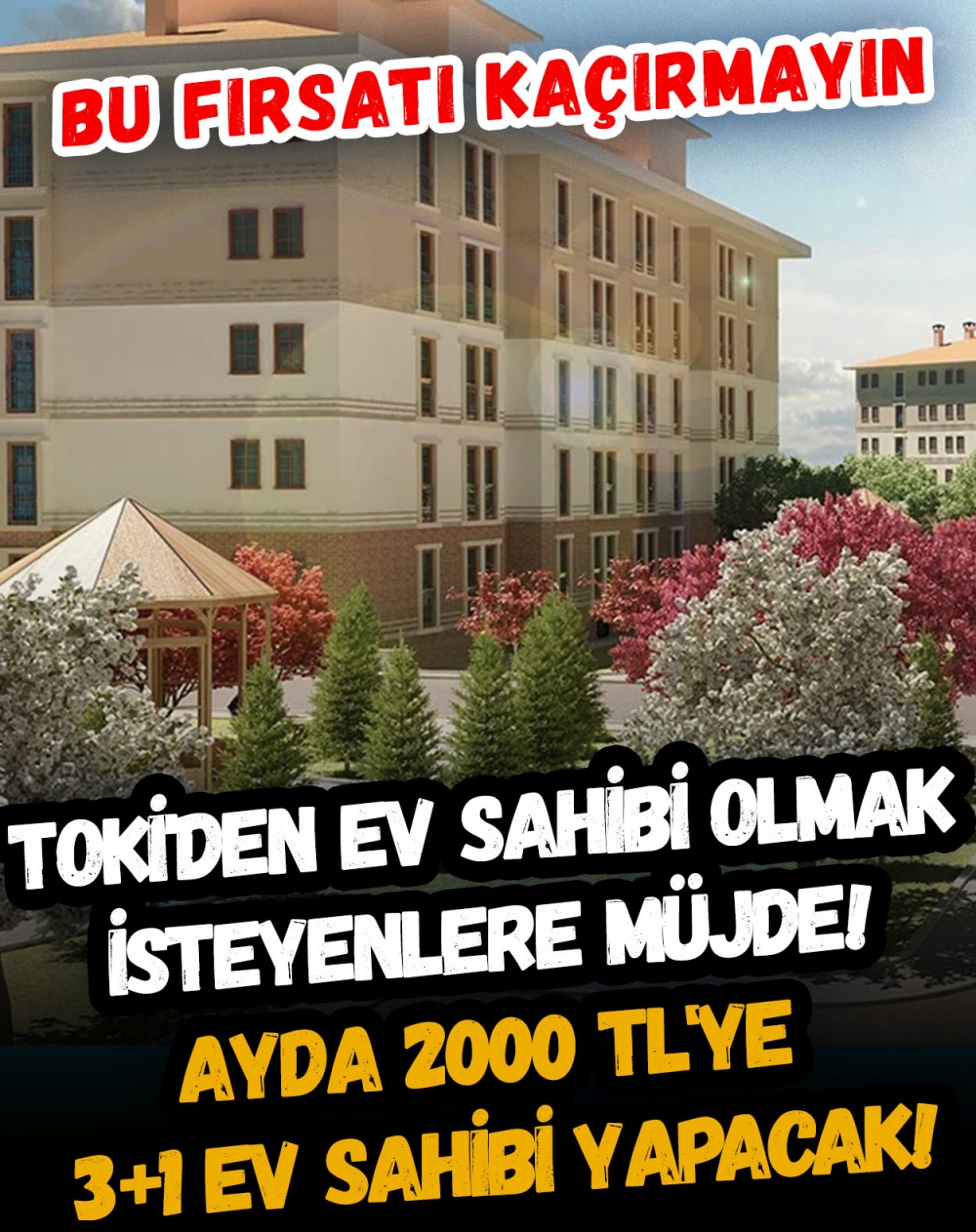 TOKİ'den ev sahibi olmak isteyenlere müjde! galerisi resim 1