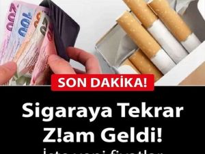 Sigaraya buyuk zam