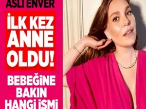 Aslı Enver den haber var
