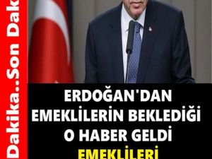 EMEKLİLERE MÜJDELİ HABER