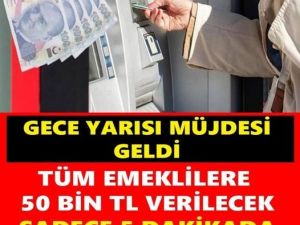 Emeklilere verilecek