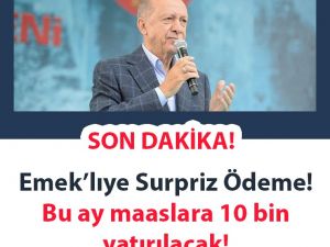 Emekl'ı maaşa ek 10.000 TL bu ay yatacak..