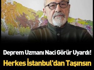 Naci Görür den Son dakika açıklaması geldi..