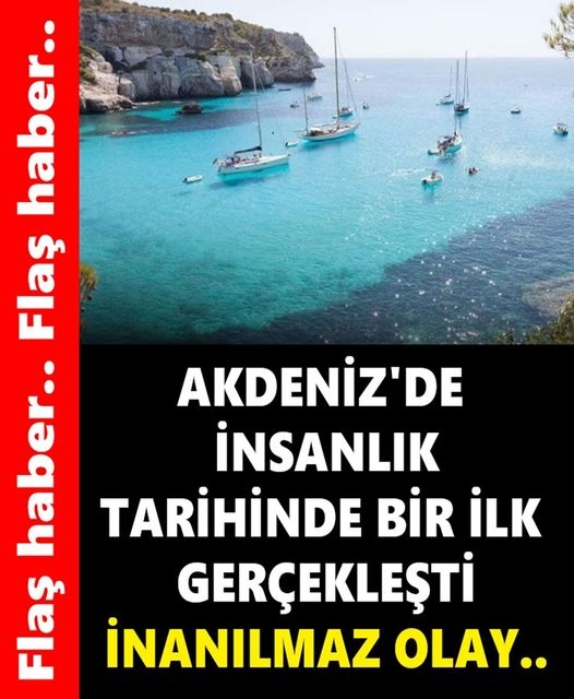 Akdeniz'de yaşandı. galerisi resim 1