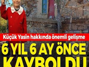 Yasinin kaybında önemli gelişme