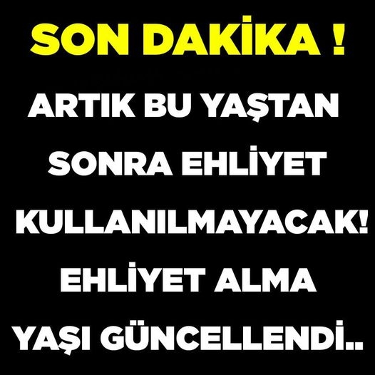 Artık bu yaştan sonra ehliyet kullanılmayacak! galerisi resim 1