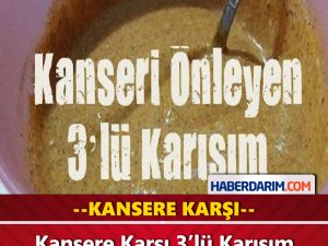 Kansere Karşı 3’lü Karışım