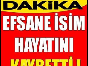 Efsane  sanatcı genç yaşta hayata veda etti..