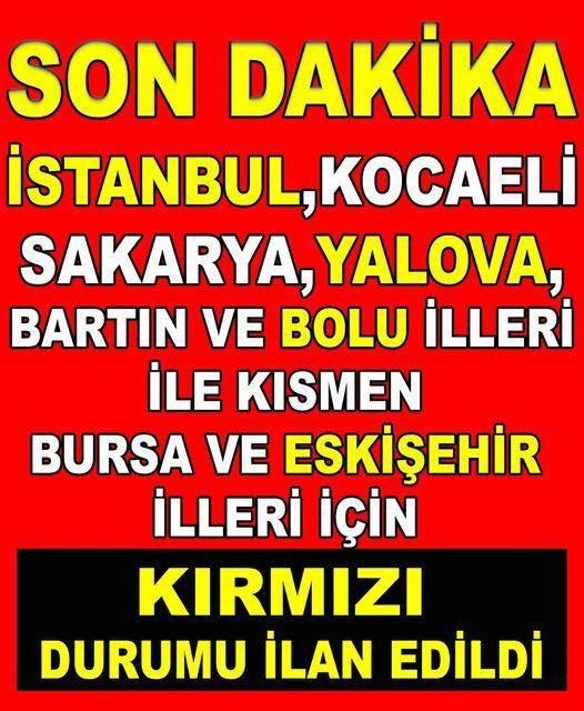 Kırmızı Durum İlan Edildi galerisi resim 1