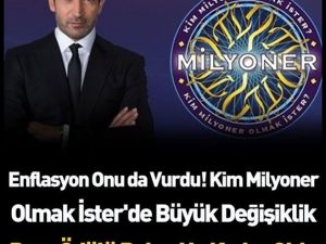 Kim Milyoner Olmak İster'de büyük değişiklik