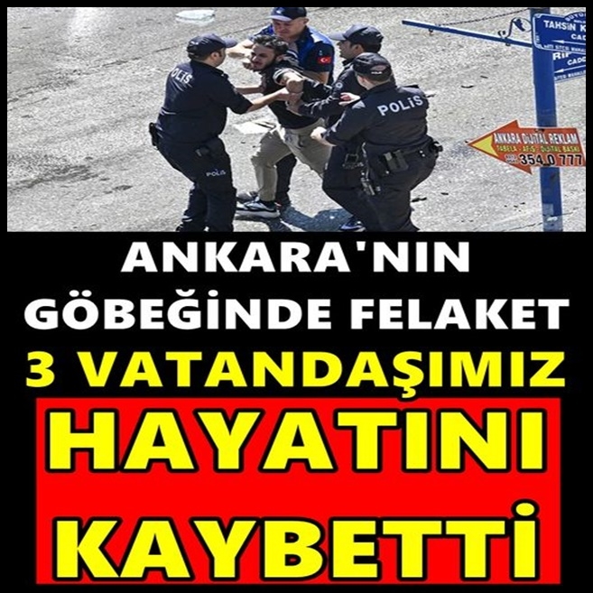 Ankara'da felaket...Güvenlik güçleri vatandaşları zor zapt etti... galerisi resim 1