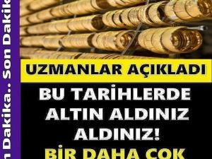 Altını olanlar veya altın alacaklar olanlar..