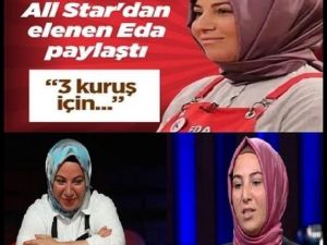 Masterchef All Star'dan elenen Eda Karabulut'un konuşması günd