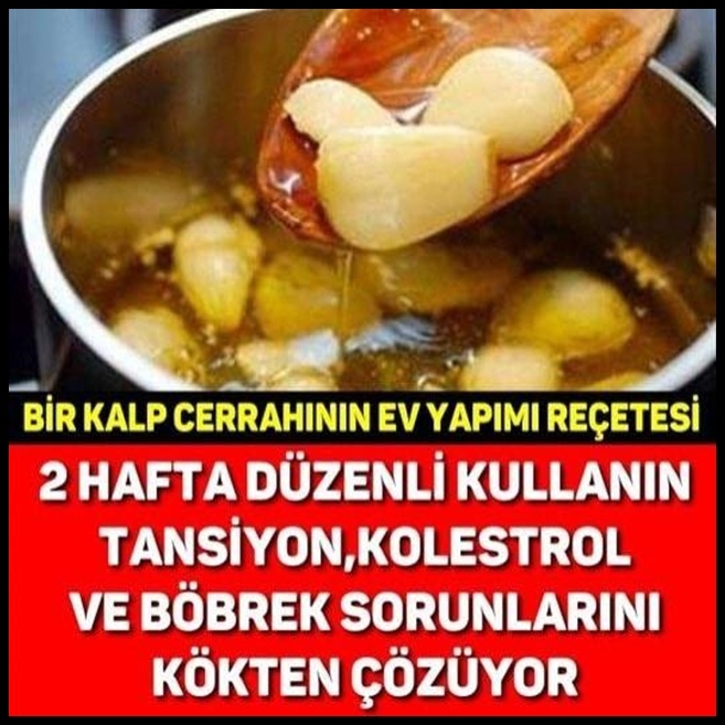 BİR KALP CERRAHININ EV YAPIMI REÇETESİ YÜKSEK TANSİYON İÇİN galerisi resim 1