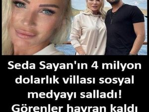 İşte Seda Sayan'ın muhteşem evi..
