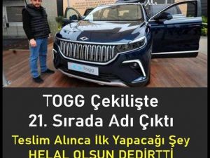 Togg T10X’in İlk Sahiplerinden Biri Oldu!