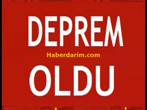 Bugün meydana gelen son deprem