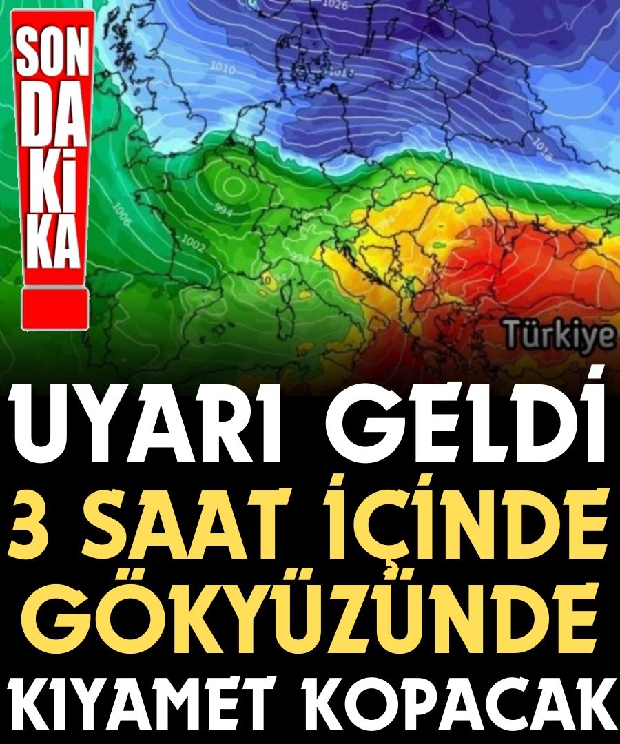 3 saat içinde gökyüzünde kıyamet kopacak galerisi resim 1