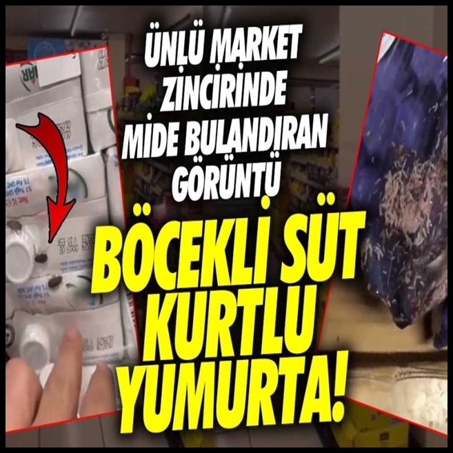 Zincir markette skandal görüntüler galerisi resim 1