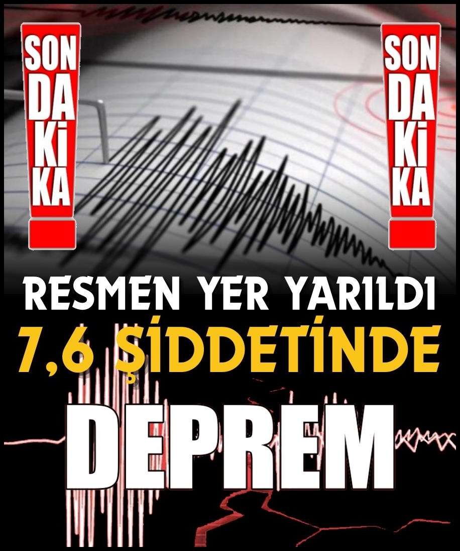 7,6 büyüklüğünde deprem: Tsunami uyarısı yapıldı galerisi resim 1