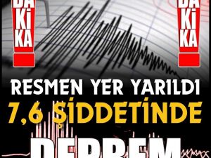 7,6 büyüklüğünde deprem: Tsunami uyarısı yapıldı