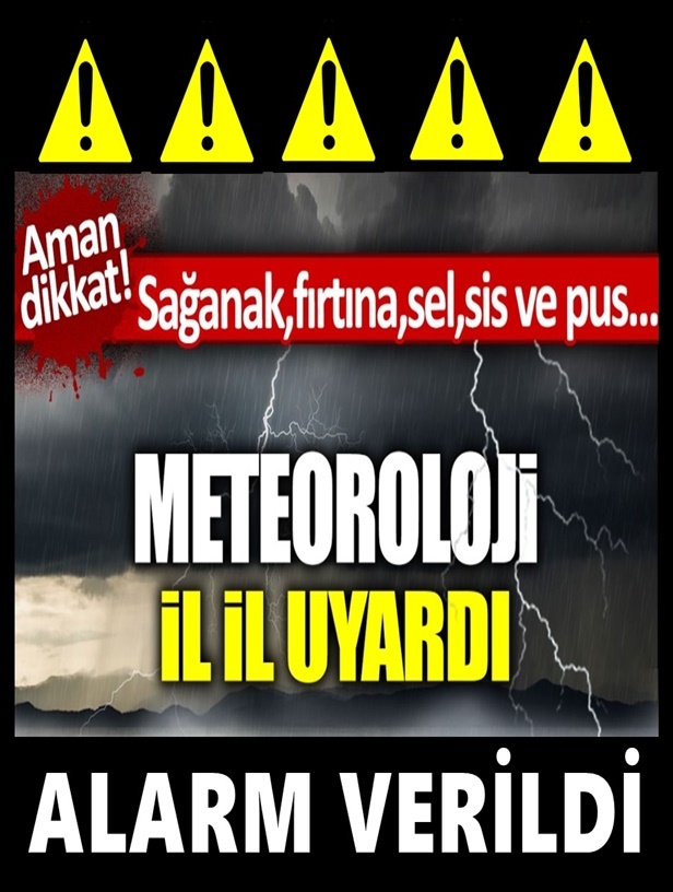 Meteoroloji'den korkutan uyarı: Sağanak, fırtına, sel geliyor! galerisi resim 1